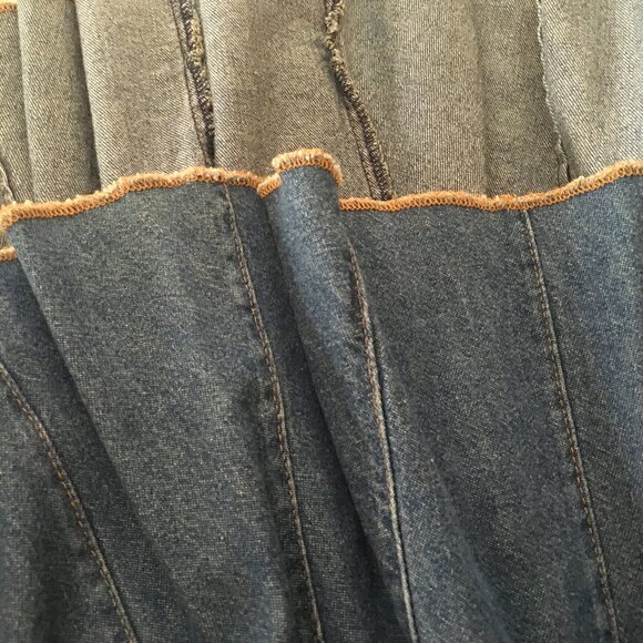 Short Gored Denim Skirt by For Joseph Size S - Picture 7 of 8